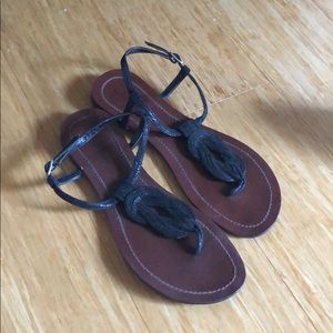 Kelly & Katie Black Sandals